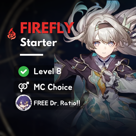 Honkai Star Rail Firefly Starter Account with Bronya or Signature Lightcone