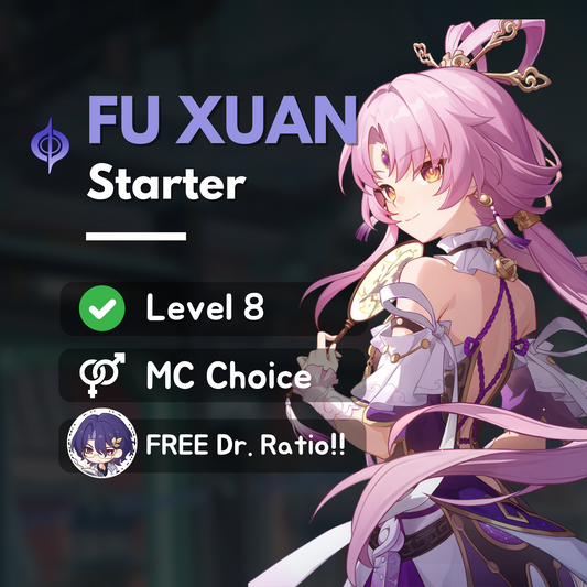 Honkai Star Rail Fu Xuan Starter Account with Bronya or Signature Lightcone