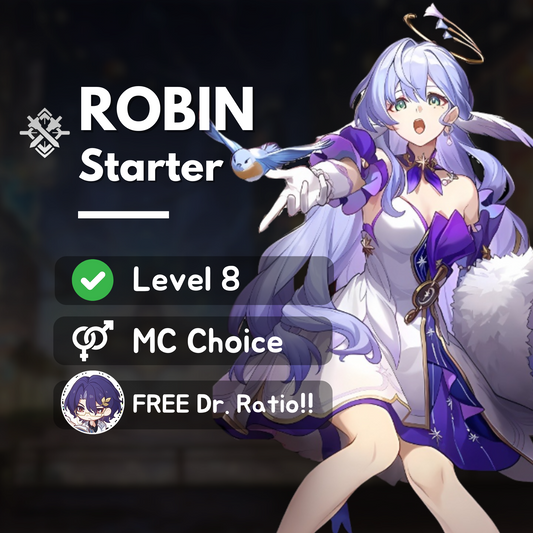 Honkai Star Rail Robin Starter Account with Bronya or Signature Lightcone